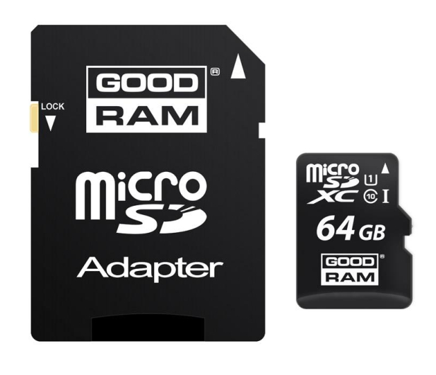 GOODRAM MicroSD 64GB SDU64GXCUHS1AGRR10 - 168412 - zdjęcie 2